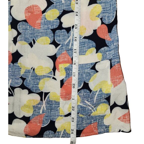 Boden‎ Floral Print Blouse Top 3/4 Sleeve Colorful Flower Pattern Casual - Picture 6 of 8